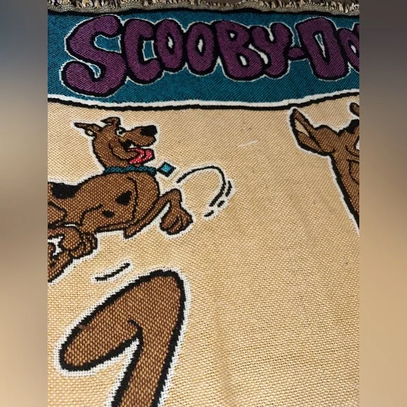 Vintage 1999 The Northwest Company x Cartoon Network Scooby Doo Throw Blanket! - Picture 6 of 9